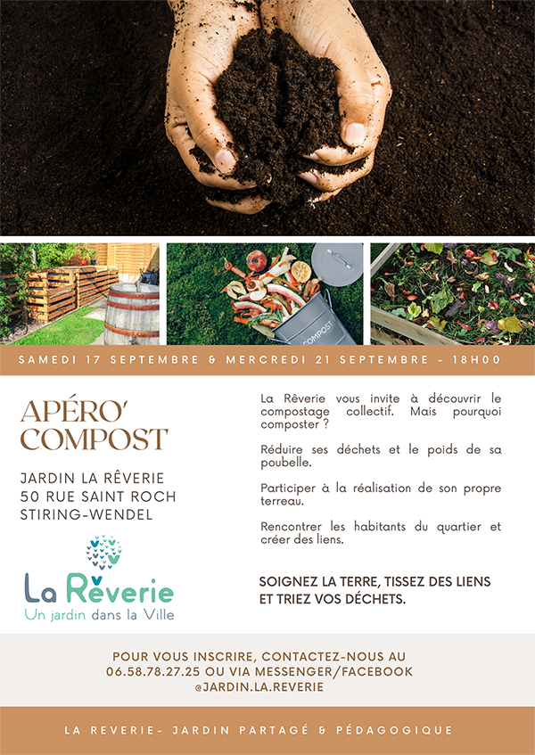 JARDIN LA RÊVERIE apéro compost Commune de STIRING WENDEL